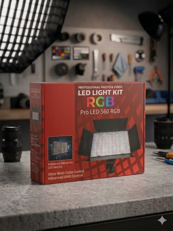 اضاءة حجم صغير 560 RGB