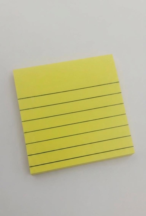 ورق ملا حظات مسطر