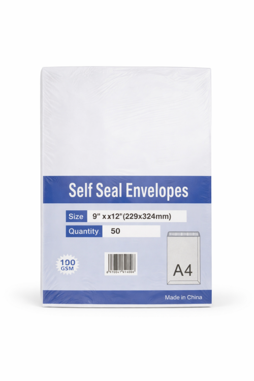 ملفات لاصقة أبيض A4