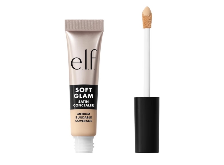 ELF Soft Glam Satin Concealer, Medium Coverage For Blemishes & Under-Eye, Crease-Resistant
