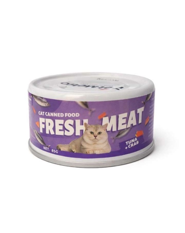 Cat Canned Food Fresh Meat - Tuna & Crab