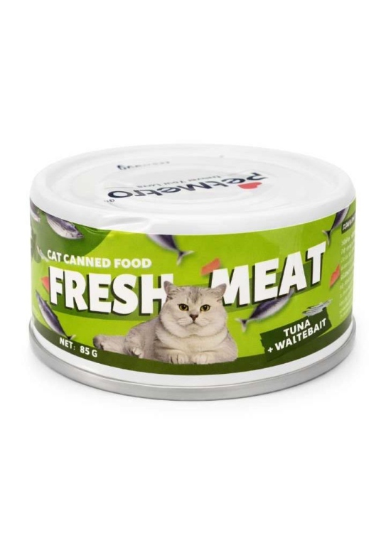 Cat Canned Food Fresh Meat - Tuna & Whitebait