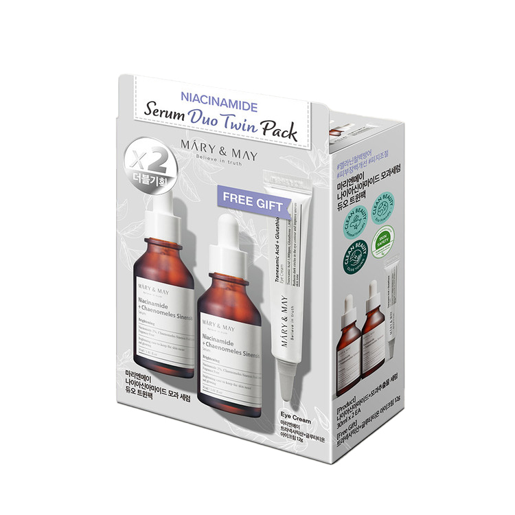 Mary&May, Niacinamide Serum Duo Twin Pack