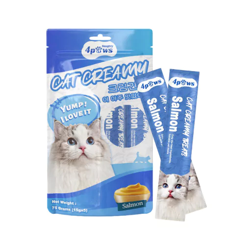 4Paws Cat Creamy Treat – Healthy Tuna Snack with Taurine, Omega 3&6 & Vitamin E