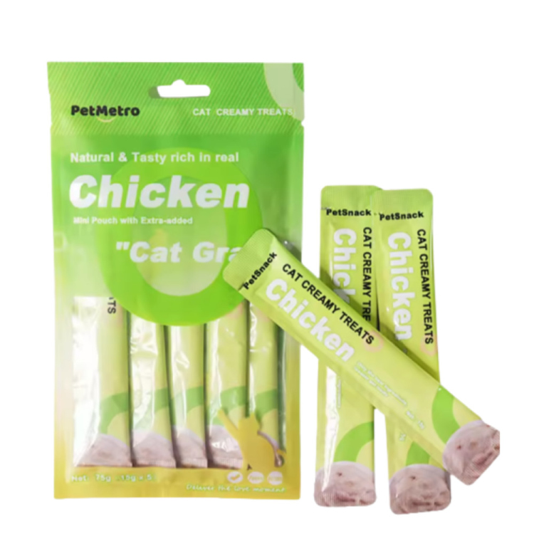 Pet Metro Cat Creamy Treat - Chicken & Cat Grass