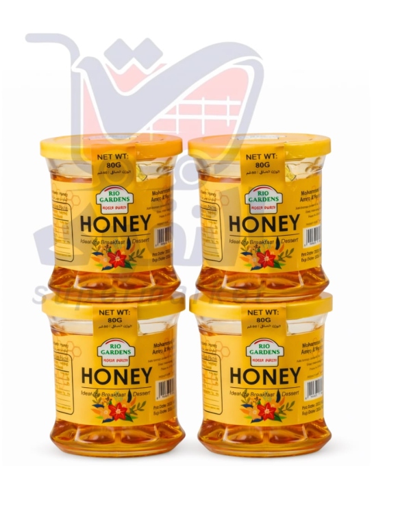 هوني عسل كاسات 80غ*4