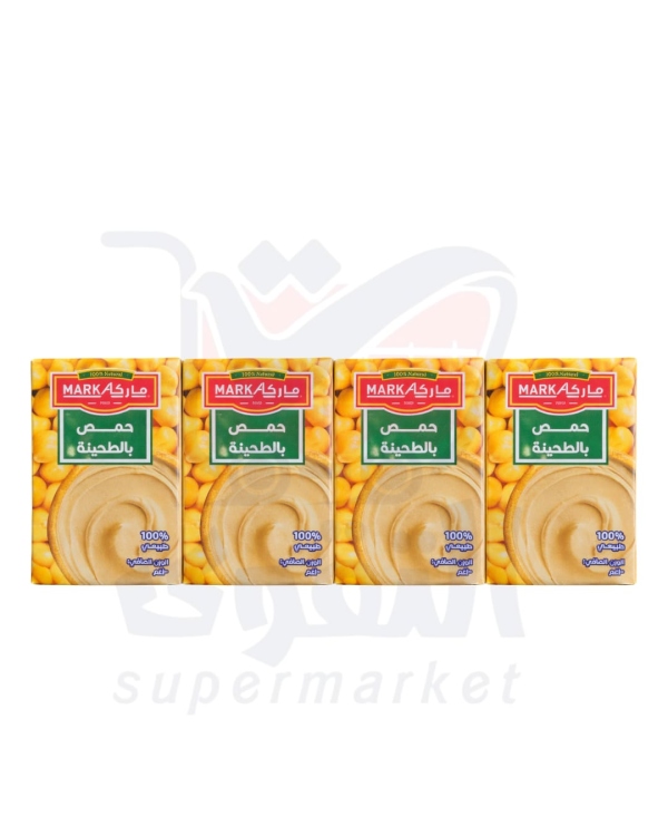 ماركا حمص بالطحينة 100غم*4