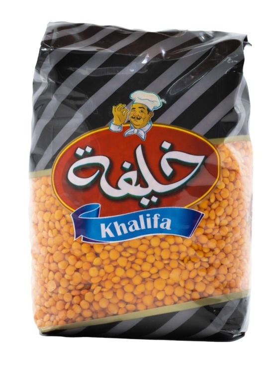 خليفة عدس احمر فطبل 800 غم