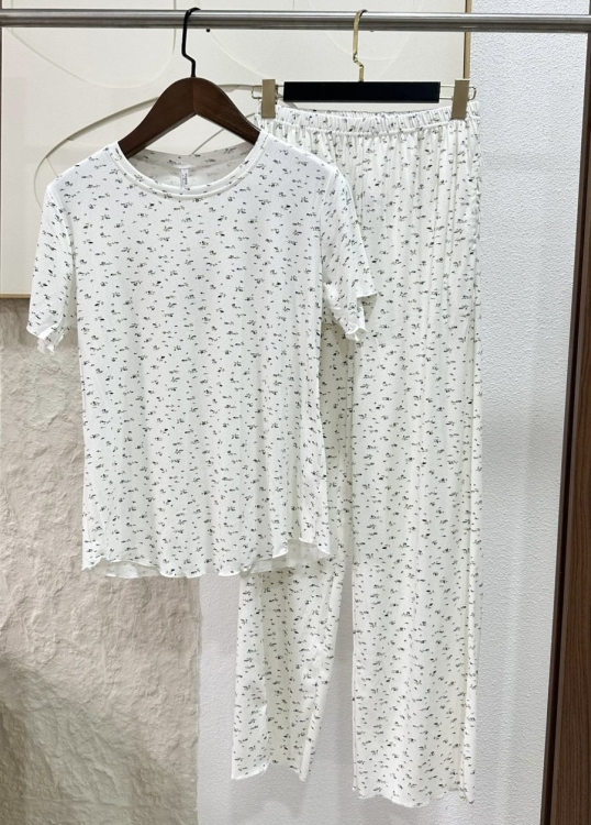 بيجامه قطعتين  3321 ازرق