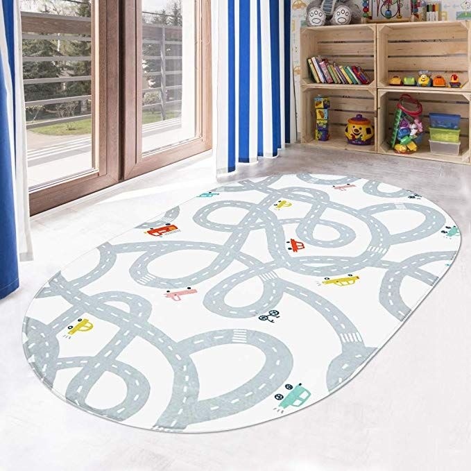 Customized play street rugs 
