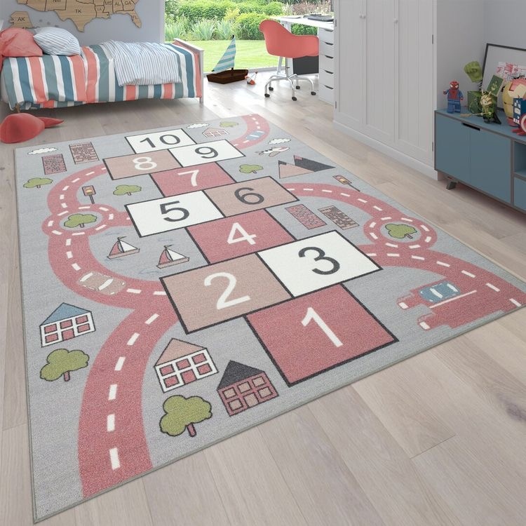 Customized hopscotch rugs
