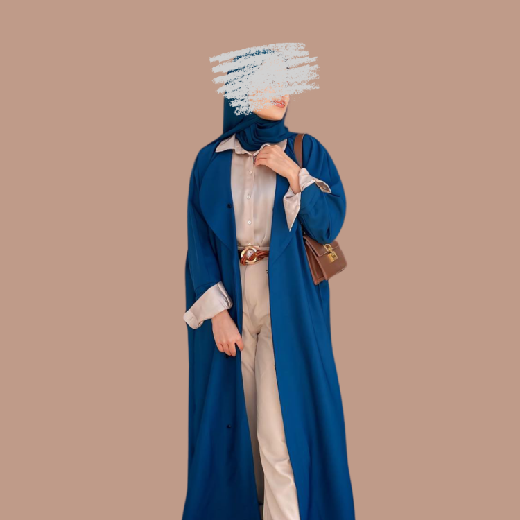 عباية ملونة عصرية 