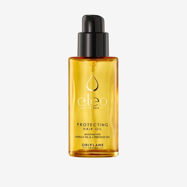  38585 250  ml. ELEO Oil Infused Shampoo--- 38599 200 ml ELEO Oil Infused Hair Mask--38601 50 ml ELEO Protecting Hair Oi