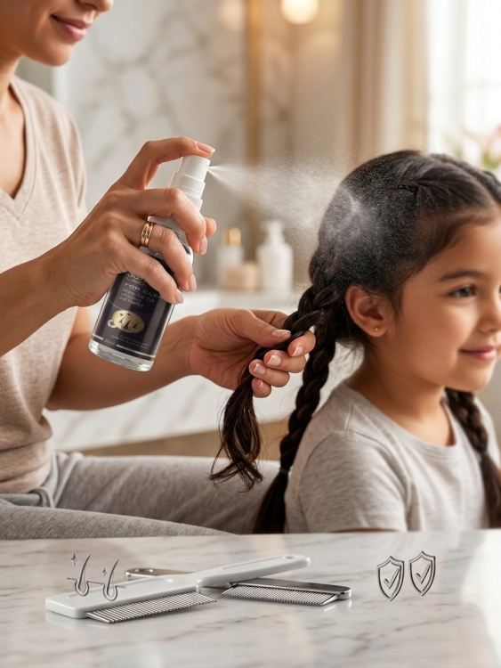 سيروم ازالة القمل والصيبان وبيوض القمل 