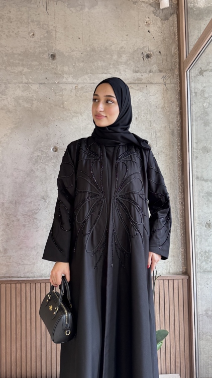 عباية سوداء فخمة 🖤