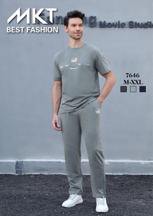 بيجامه رجالي قطن 7646