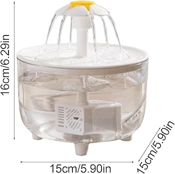 نافورة مياة شفافة للقطط 