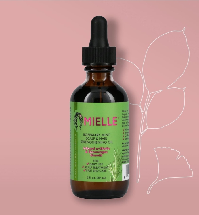 Mielle 𝐎𝐫𝐠𝐚𝐧𝐢𝐜𝐬 𝐑𝐨𝐬𝐞𝐦𝐚𝐫𝐲 𝐌𝐢𝐧𝐭 𝐒𝐜𝐚𝐥𝐩 & 𝐇𝐚𝐢𝐫 𝐒𝐭𝐫𝐞𝐧𝐠𝐭𝐡𝐞𝐧𝐢𝐧𝐠 oilزيت الشعر وفروة الرأس بالنعناع والروزماري 