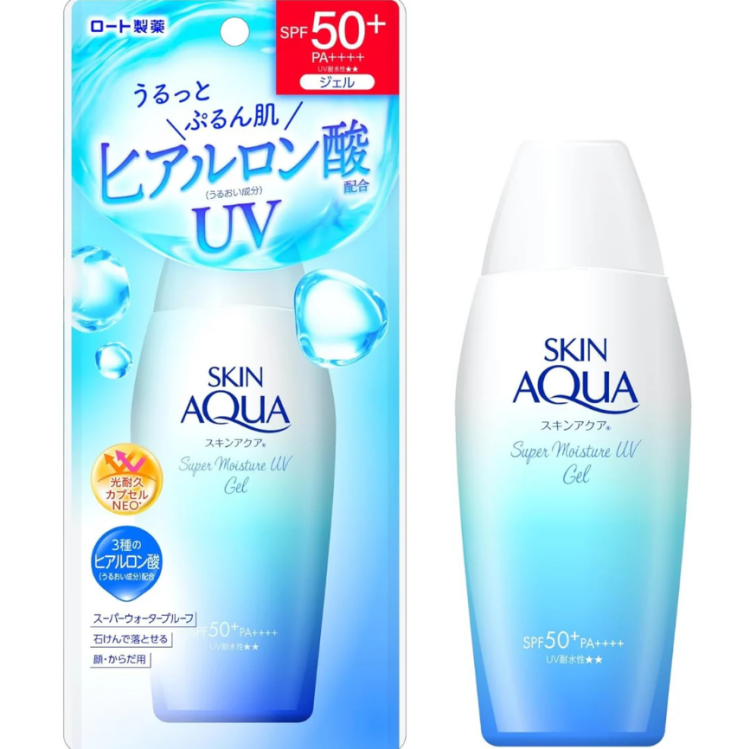 Rohto Mentholatum, Skin Aqua Super Moisture UV Gel SPF 50+ PA++++