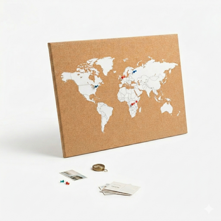 لوحة خريطة العالم