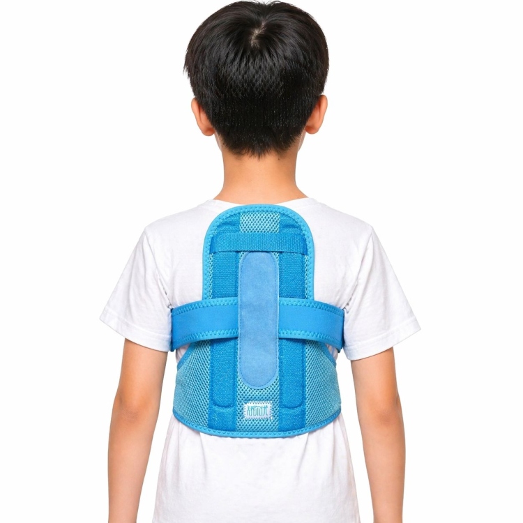 مشد ظهر للأطفال مع دعامة حديد مقاس S-M