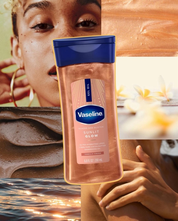 الإصدار الجديد من Vaseline Glow oils