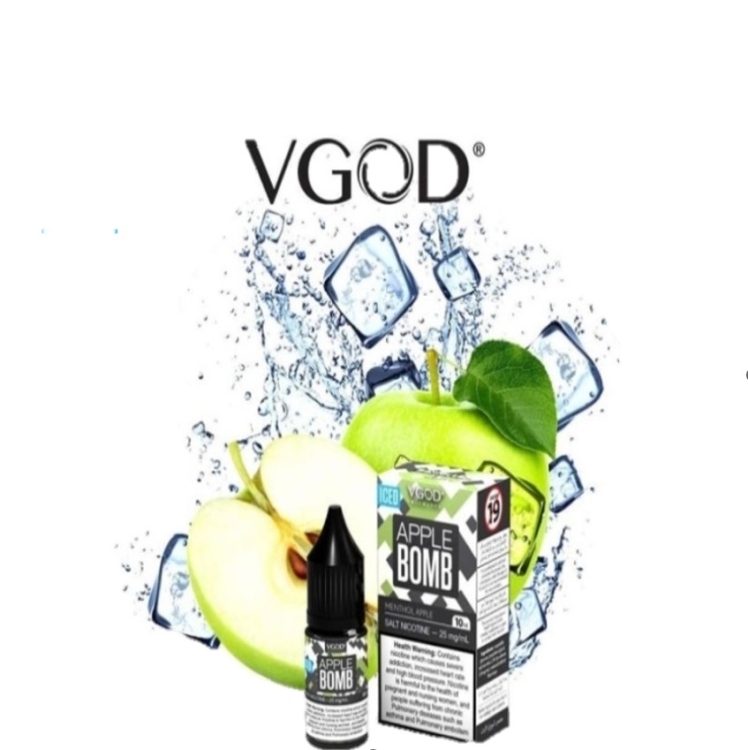 VGod Iced Apple Bomb SaltNic - 10ml - 20mg Nicotine  