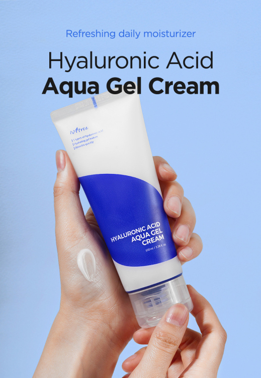 Isntree hyaluronic acid aqua gel مرطب جل الهايلرونيك اسد للبشرة الدهنية والمختلطة والمعرضة للحبوب 