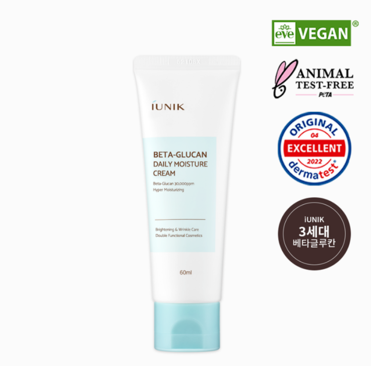 iUNIK, Beta-Glucan Daily Moisture Cream