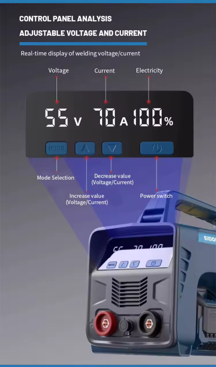 ماكنة لحام mma لا سلكية تعمل بالشحن