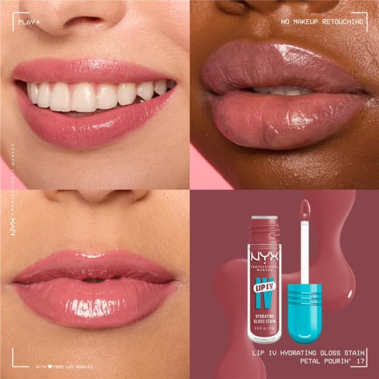 NYX Professional Make Lip IV Hydrating Gloss Stain 