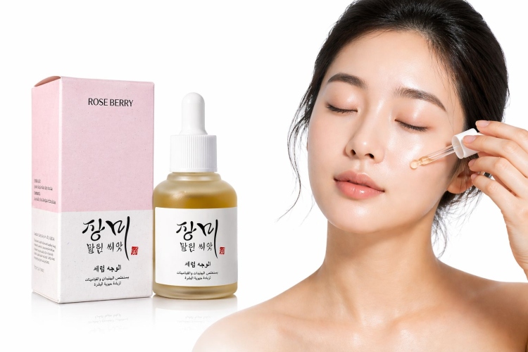 سيروم الوجه بمستخلص الجينسينغ و الحلزون 30 مل من روز بيري 
