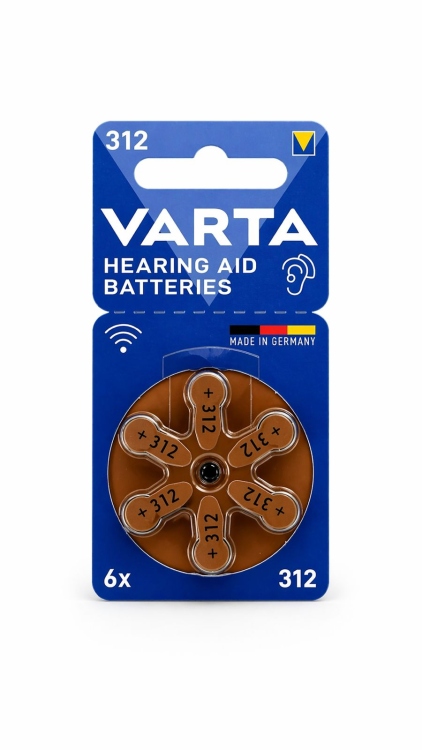 بطاريات فارتا رقم 312 عدد 6