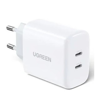 شاحن موبايل40 واط Type-CX2 ابيض