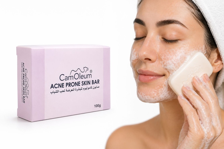 صابون كاموليوم للبشرة المعرضة لحب الشباب 100 غم 