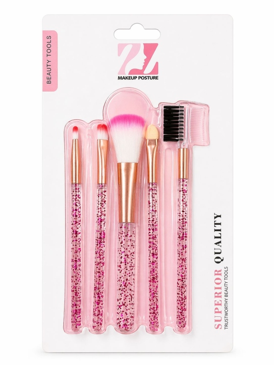 مجموعة فراشي المكياج 5 قطع 