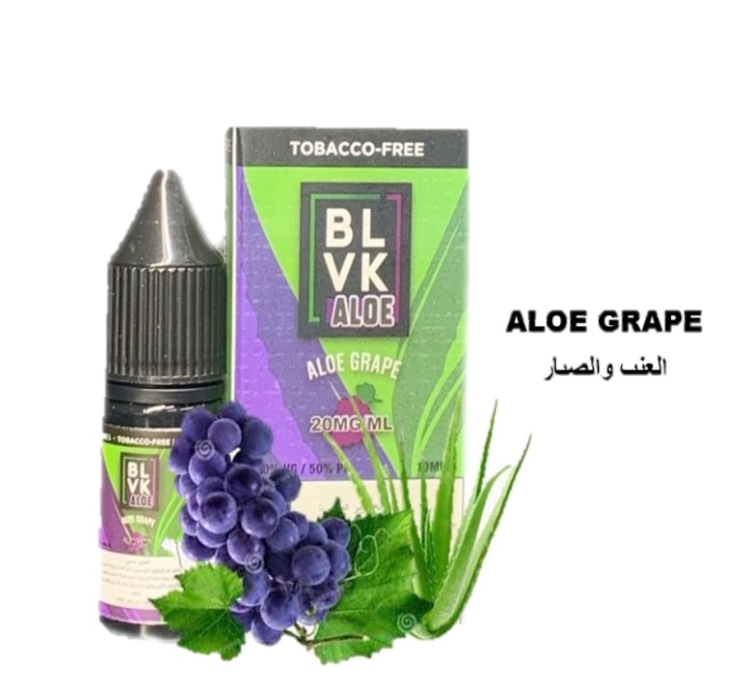 BLVK Aloe Grape Saltnic, Vape Juice 