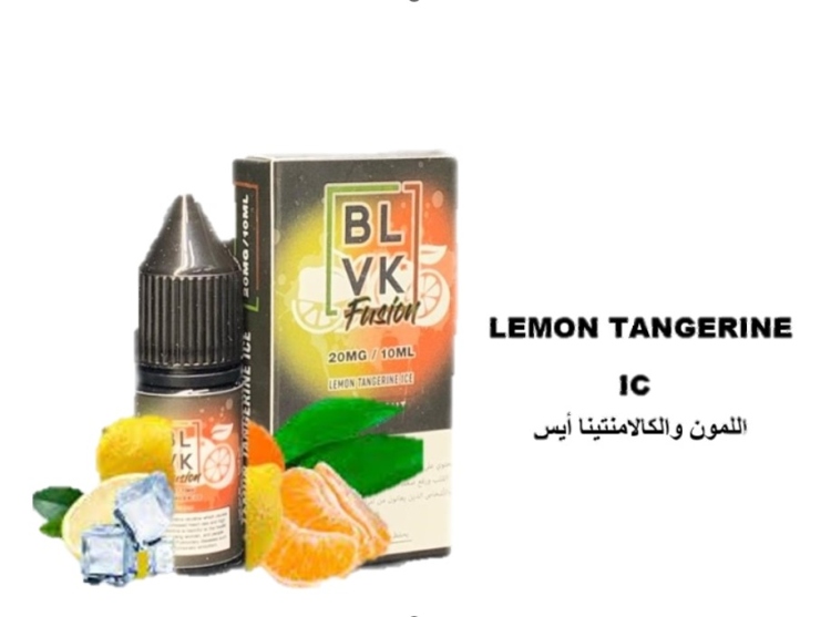 BLVK Lemon Tangerine Ice Saltnic Vape Juice