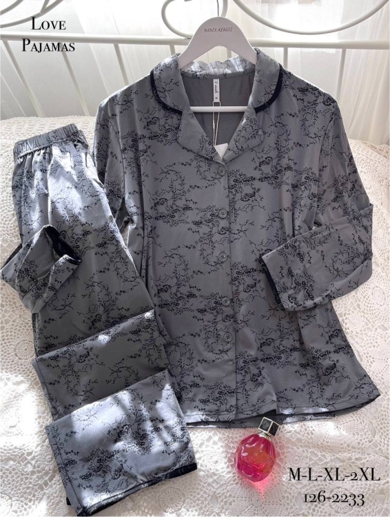 بيجامه قطعتين فسيكوز 2233