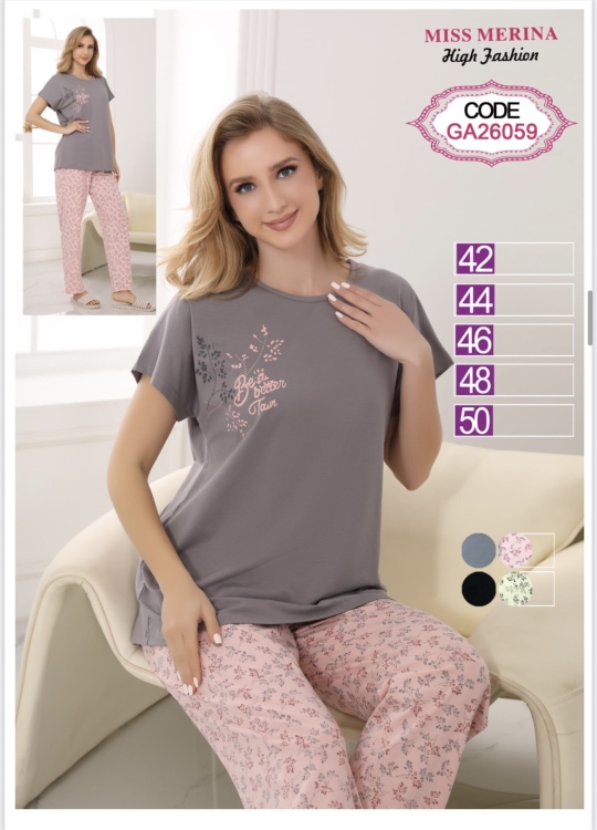 42-50 بيجامه قطعتين 26059