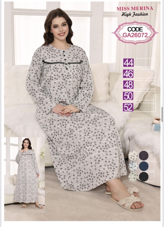 قميص نوم قطن 26072