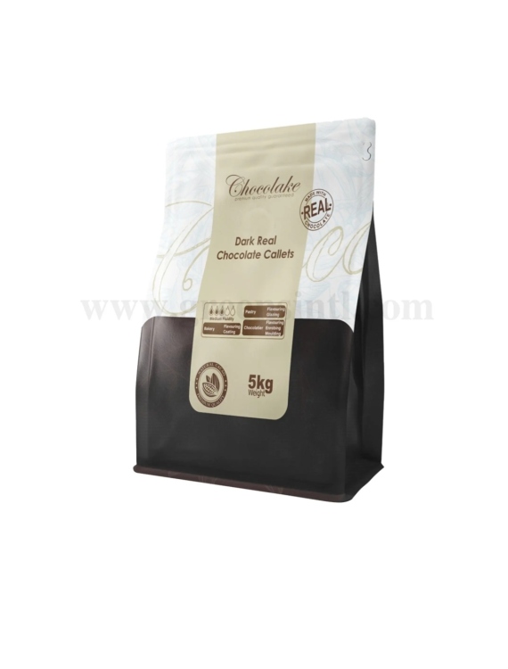 حبيبات شكولاته ريل دارك بزبده الكاكاو 62 % انتاج اردني 
