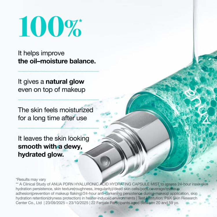 Anua - PDRN Hyaluronic Acid Hydrating Capsule Mist 100ml