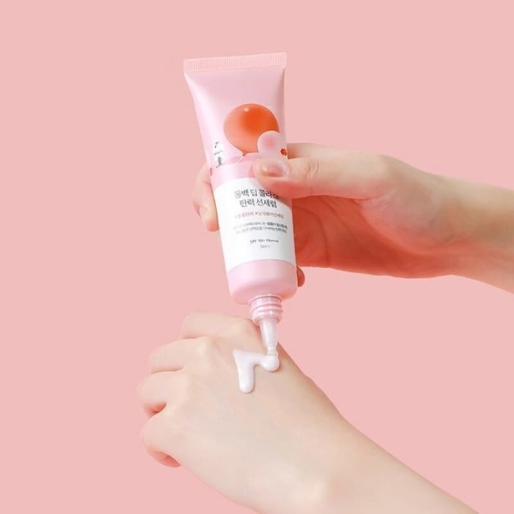 ROUND LAB, Camellia Deep Collagen Firming Sun Serum