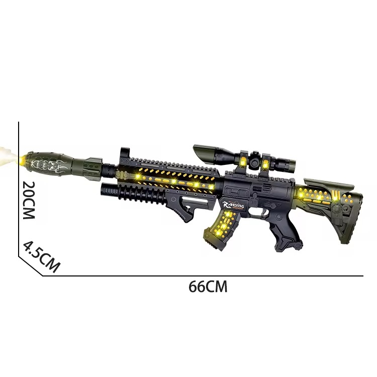 رشاش اطفال بدخنة واصوات واضاءة  حجم 66 سم 