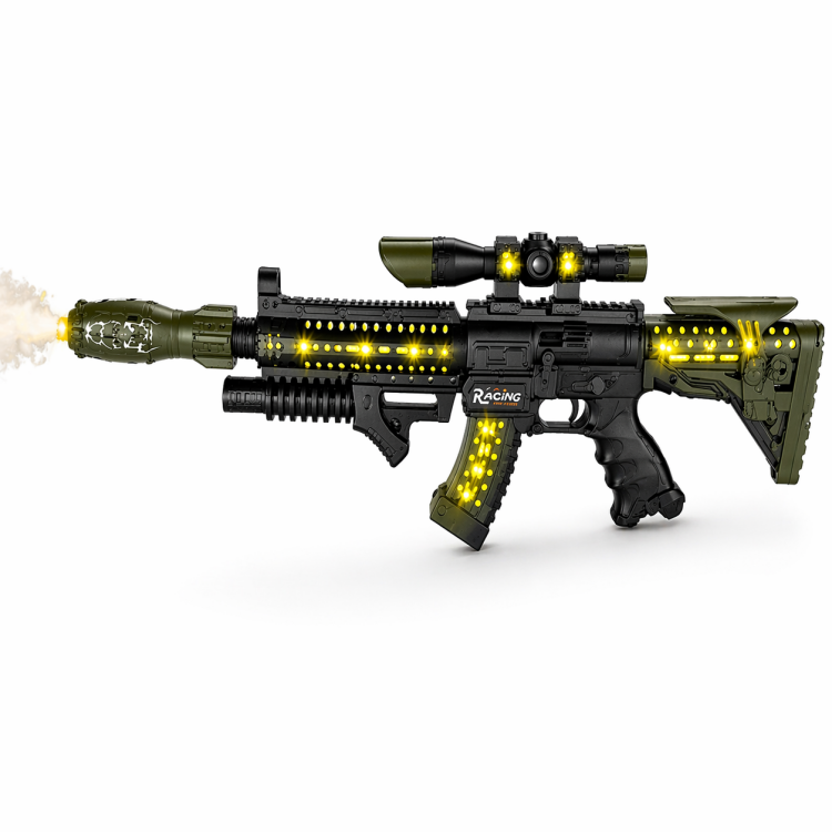 رشاش اطفال بدخنة واصوات واضاءة  حجم 66 سم 