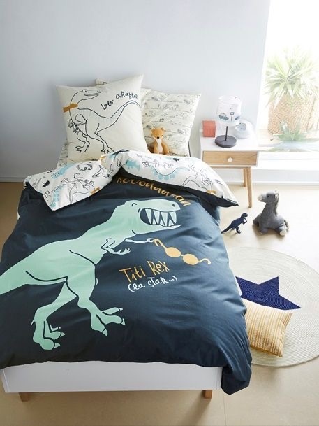 Customized dinosaur bedding set
