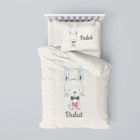 Customized rabbit bedding set