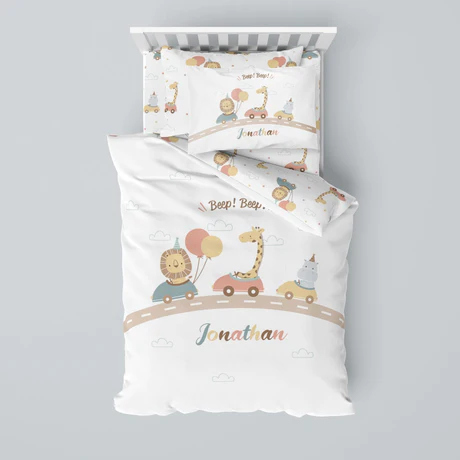 Customized street road bedding set