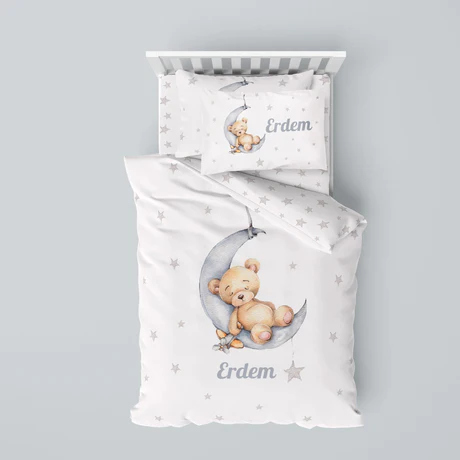 Customized bear bedding set